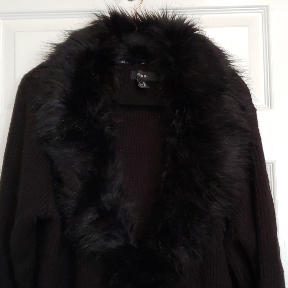 Forever 21 Faux fur sweater - 3X NWOT